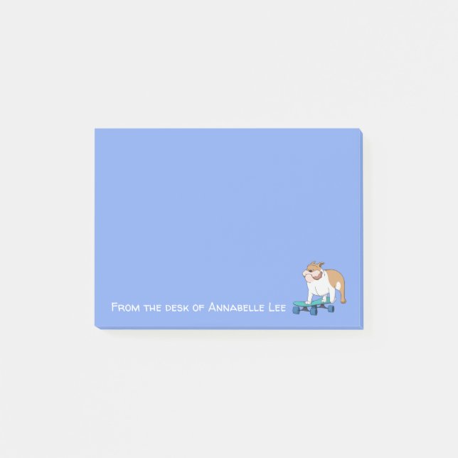 Post-it® Pensionnaire anglais de bouledogue (Devant)