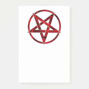 Post-it® Pentagram Red Devil