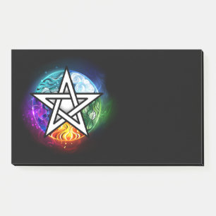 Post-it® pentagramme du Wiccan