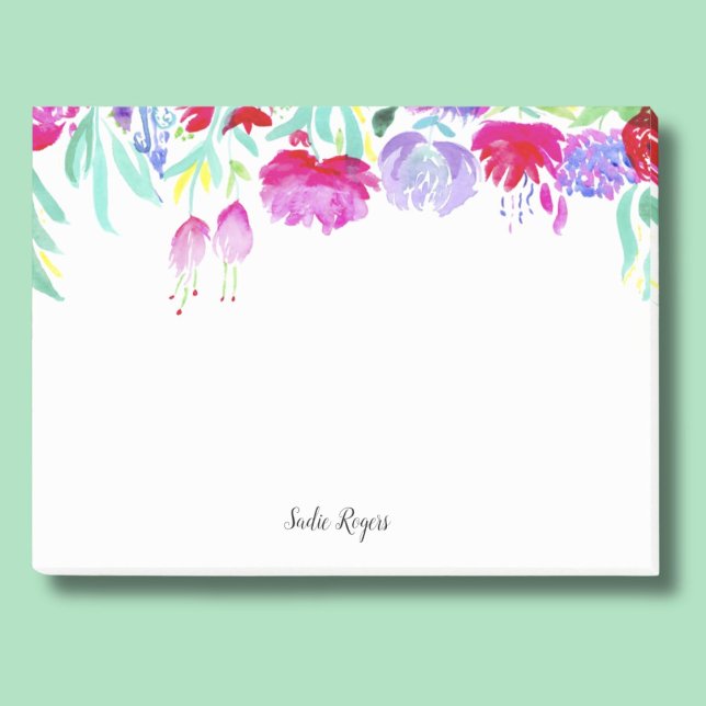 Post-it® Peonies Et Blossoms Personnalisent (Créateur téléchargé)