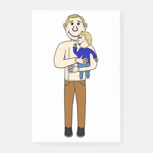 POST-IT® PÈRE ET FILS (Devant)