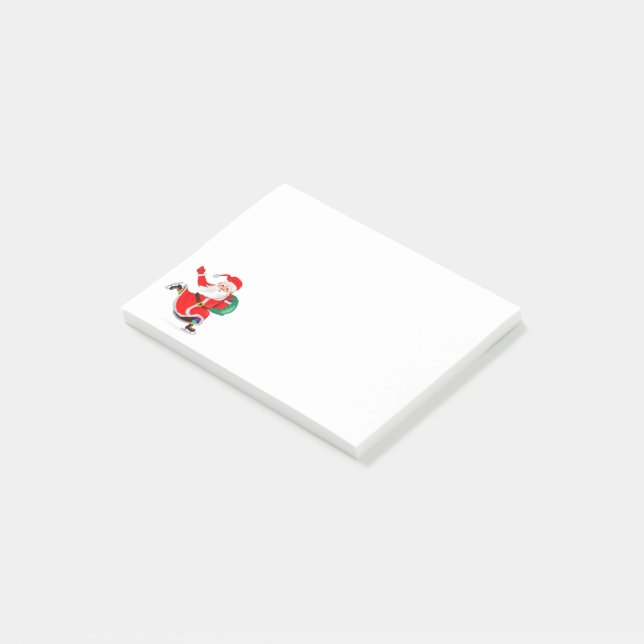 Post-it® Père Noël avec cadeaux Noël (Incliné)