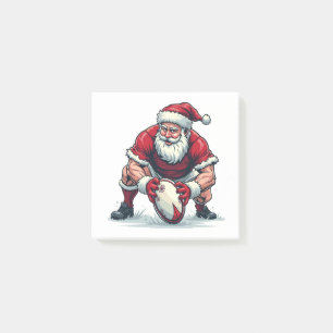 Post-it® Père Noël jouant au football Fantasy Noël Joueur