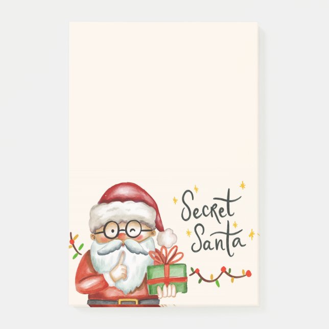 Post-it® Père Noël secrète (Devant)