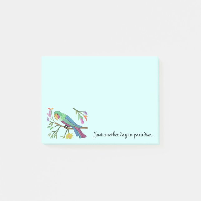 Post-it® Perroquet tropical (Devant)