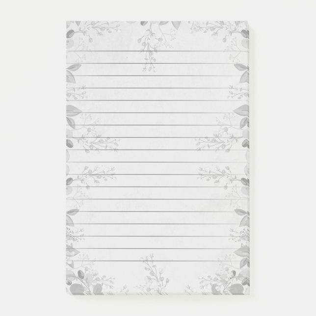 Post-it® Personalized Customizable Lined Notebook Paper Pos (Devant)