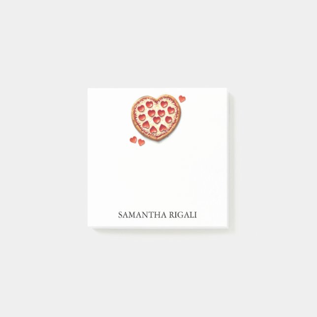 Post-it® Personalized Pizza Notes (Devant)