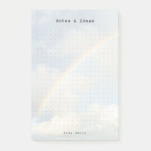 Personalized rainbow sky aesthetic dot Grid