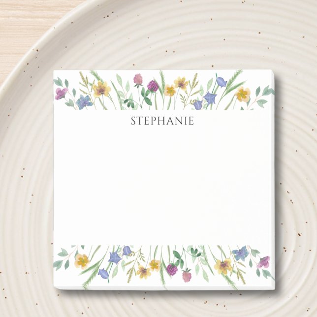 Post-it® Personalized Wildflower Notes (Créateur téléchargé)