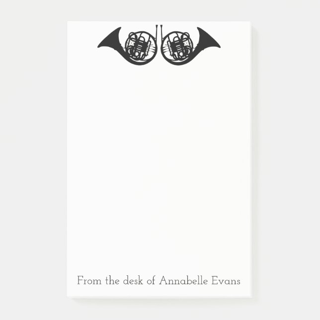 Post-it® Personnalisation des cornes françaises (Devant)