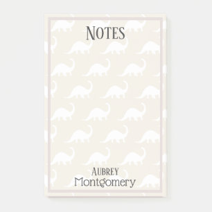 Post-it® Personnalisation des dinosaures du Brontosaurus bl