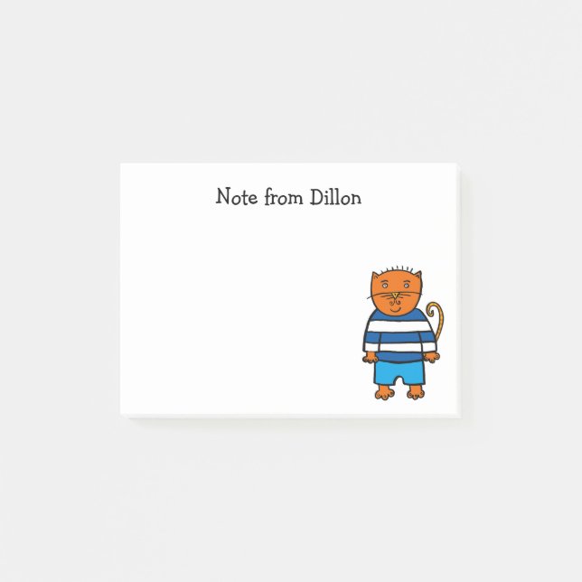 Post-it® Personnalisé Dillon le chat (Devant)
