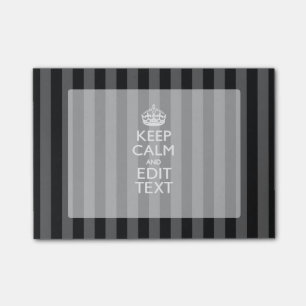 Post-it® Personnalisé GARDEZ LE CALME votre texte sur les