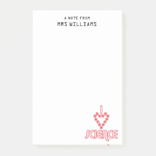 Post-it® Personnalisé J'aime la science