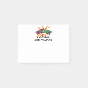 Post-it® Personnalisé Moderne Simple Comic Book WHAM