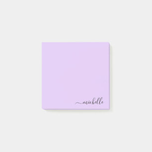 Post-it® Personnalisé Nom Minimaliste couleur Pastel person