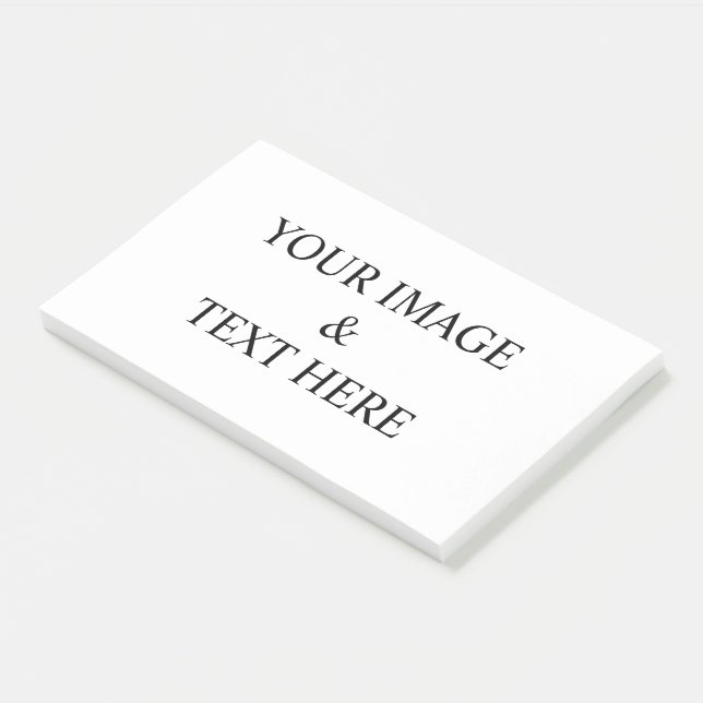 Post-it® Personnalisé Personnalisé Votre Propre Photo & Tex (Incliné)