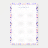 Personnalisé Pretty Purple Dot Grid Nouveau Maman 