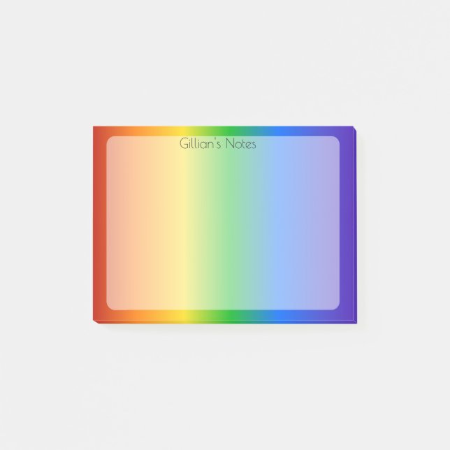 Post-it® Personnalisé Rainbow (Devant)