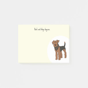 Post-it® Personnaliser Airedale Terrier