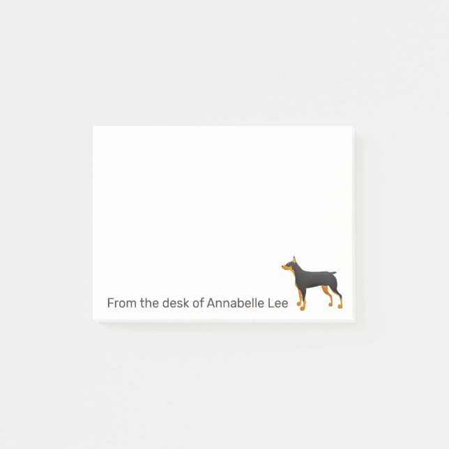 Post-it® Personnaliser Doberman (Devant)