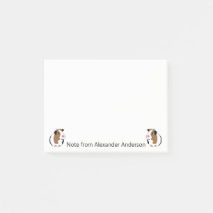 Post-it® Personnaliser le porc de Guinée