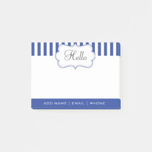 Post-it® Personnaliser les bandes bleues électriques classi