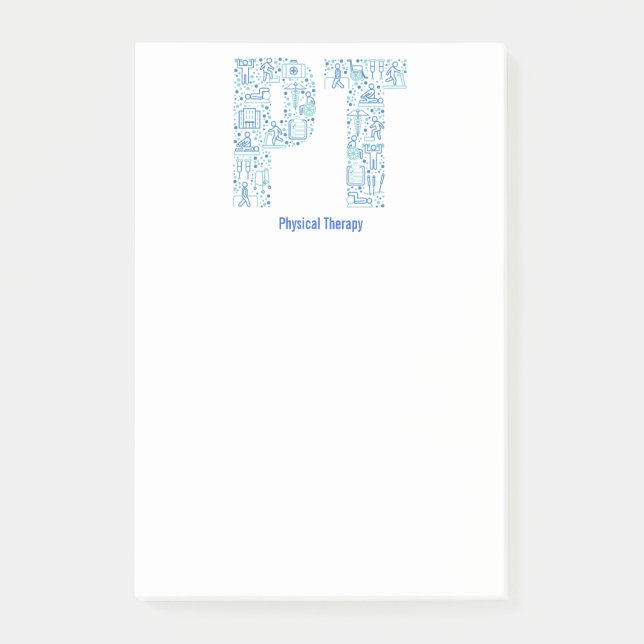 Post-it® Personnalisez le physiothérapeute pinte (Devant)