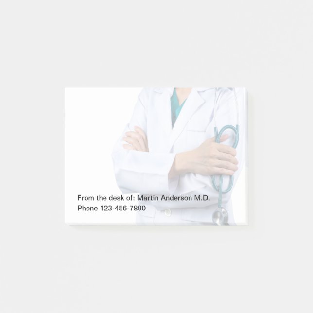 Post-it® Personnel De Bureau Médicale Du Bureau De (Devant)