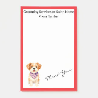 Post-it® Pet Grooming Personalized Luxury Modern Collection