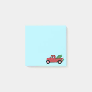 Post-it® Petit arbre de Noël du camion rouge
