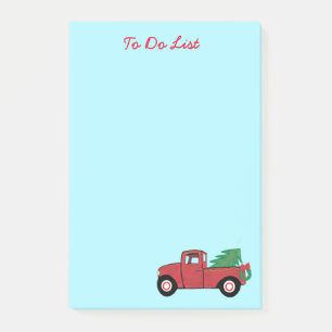 Post-it® Petit arbre de Noël du camion rouge
