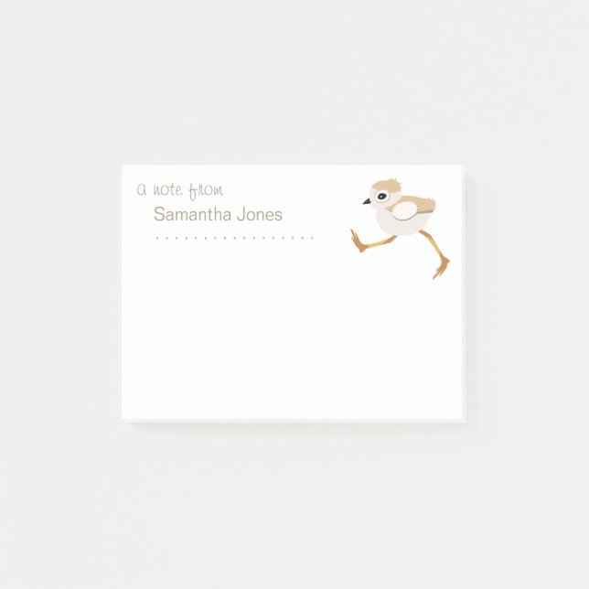 Post-it® Petit Bébé Petit Bébé Bécasseau Pluvier (Devant)
