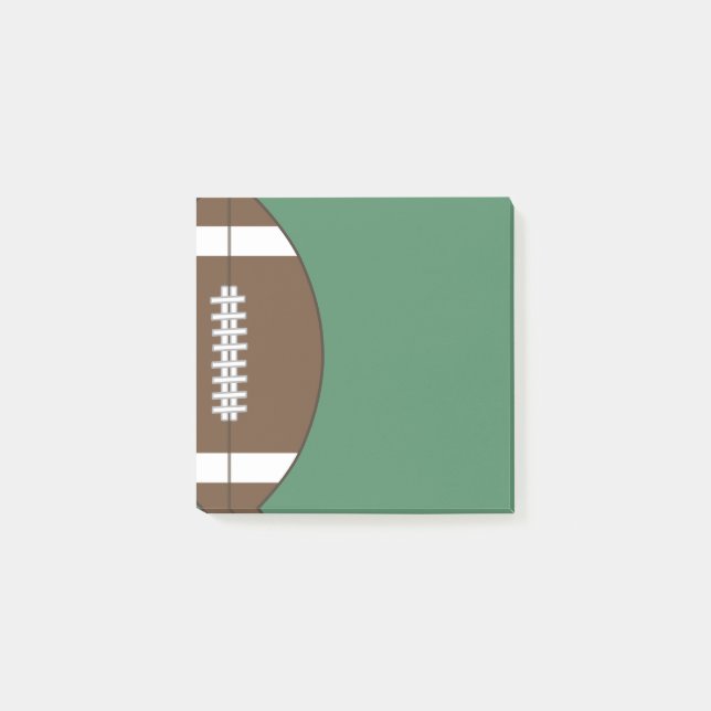 Post-it® Petit cadeau de Bloc-notes de football (Devant)