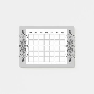 Post-it® petit calcul mensuel