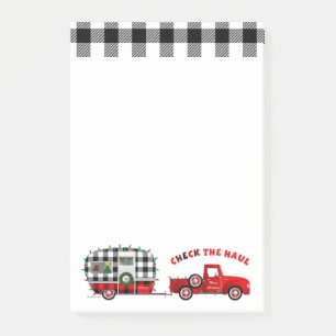 Post-it® Petit Camion rouge et Camping Vintage