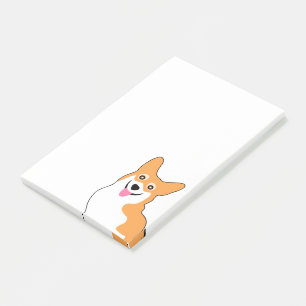 Post-it® Petit chiot de sourire mignon de corgi de Gallois
