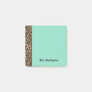 Post-it® Petit Leopard Personnalisé Poste d'enseignant