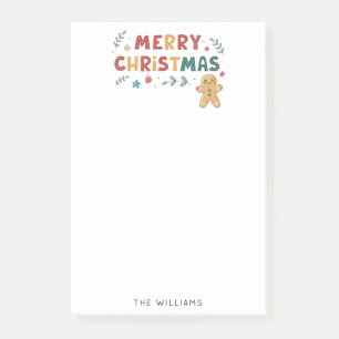 Post-it® Petit pain d'épices homme Joyeux Noël