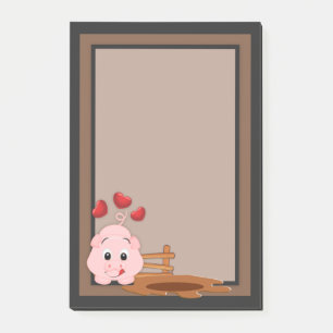 Post-it® Petit Rose Piggy