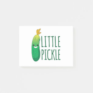 Post-it® Petite chatte chatte chiche verte portant des lune