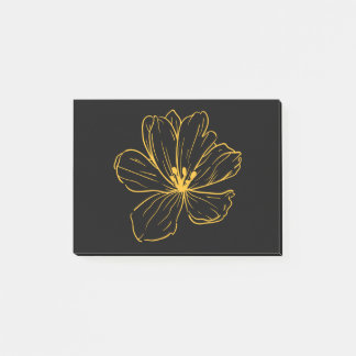 Post-it® Petite fleur jaune - Kook Art