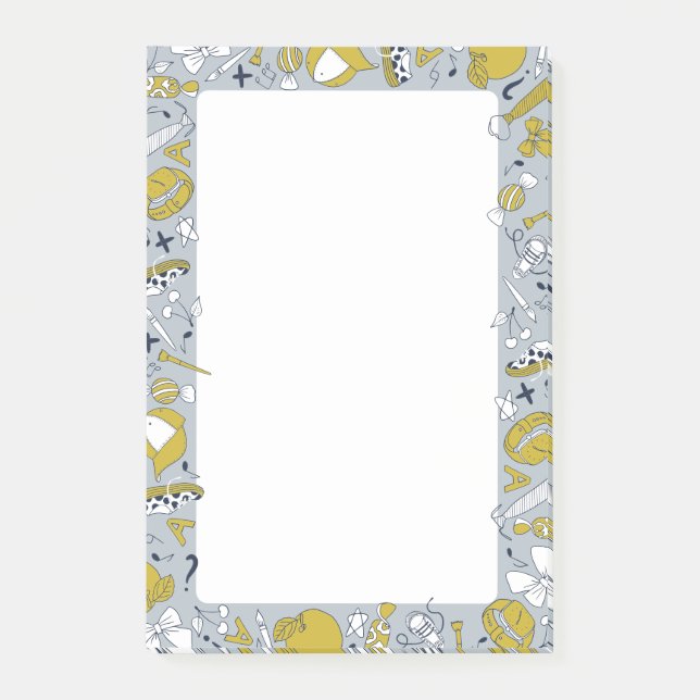 Post-it® Petites choses scolaires sur l'enseignant (Devant)