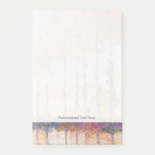 Post-it® Peupliers de Claude Monet sur les banques de