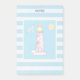 Post-it® Phare d'aquarelle rouge