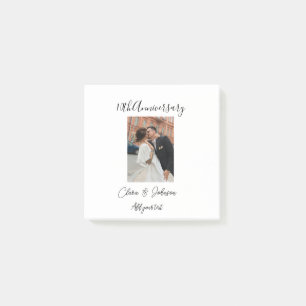 Post-it® photo de 10 ans de mariage nom couple Romanti