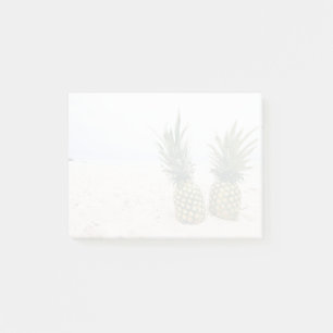 Post-it® Photo de 2 ananas sur une plage
