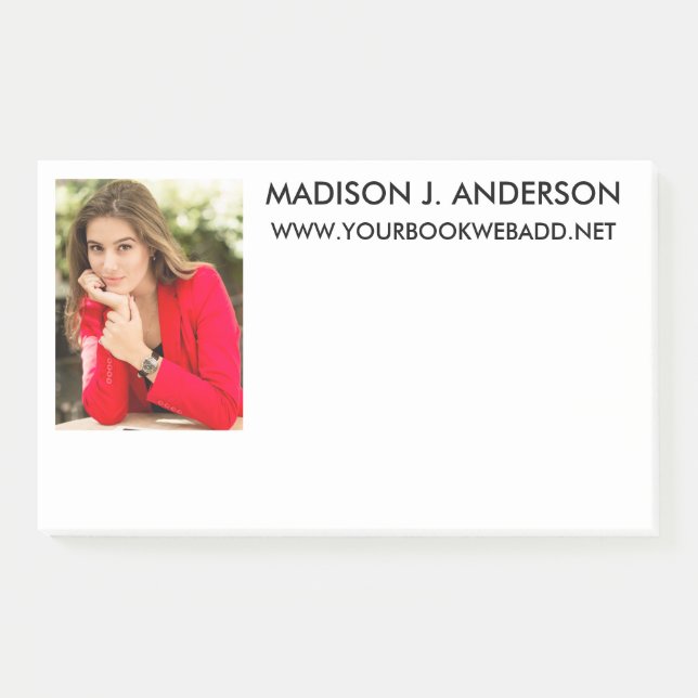 Post-it® Photo de l'auteur (Devant)