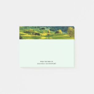 Post-it® Photo de paysage naturel de collines ondoyantes