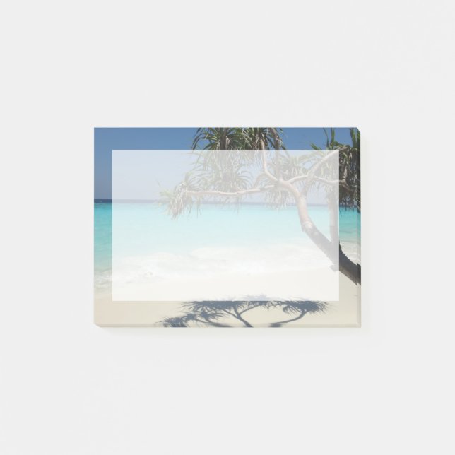 Post-it® Photographie de la scène de plage Tropical Blue Oc (Devant)